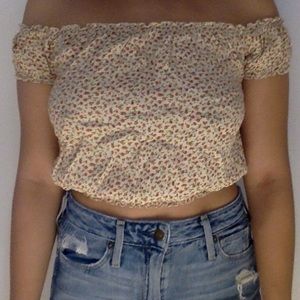 Yellow Off the shoulder top